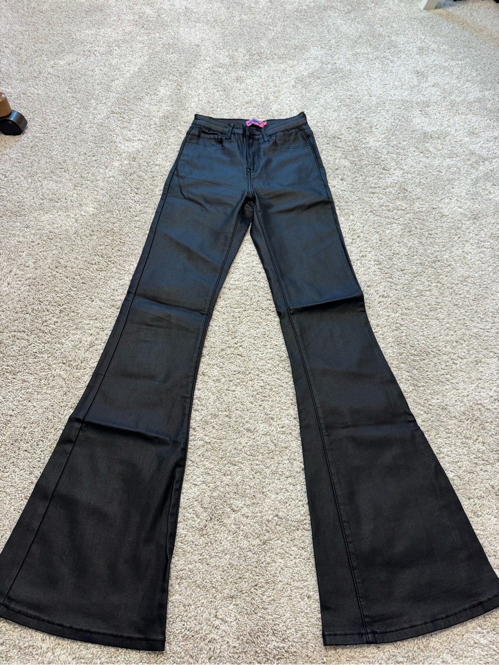 Edikted Black High-Rise Flared Jeans